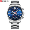 Curren 8368 Men Quartz Sport Watch Chronograph Watches Military Wristwatch